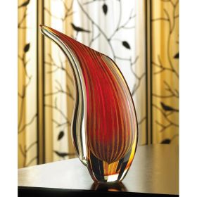 Crimson Sunset Art Glass Vase Crimson Sunset Art Glass Vase