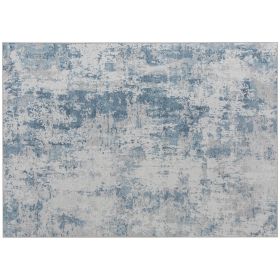 HOMCOM Area Rug 4x6, Machine Washable Rug, Non-Slip Modern Abstract Floor Carpet for Living Room, Bedroom, Dining Room, Blue HOMCOM Area Rug 4x6, Machine Washable Rug, Non-Slip Modern Abstract Floor Carpet for Living Room, Bedroom, Dining Room, Blue
